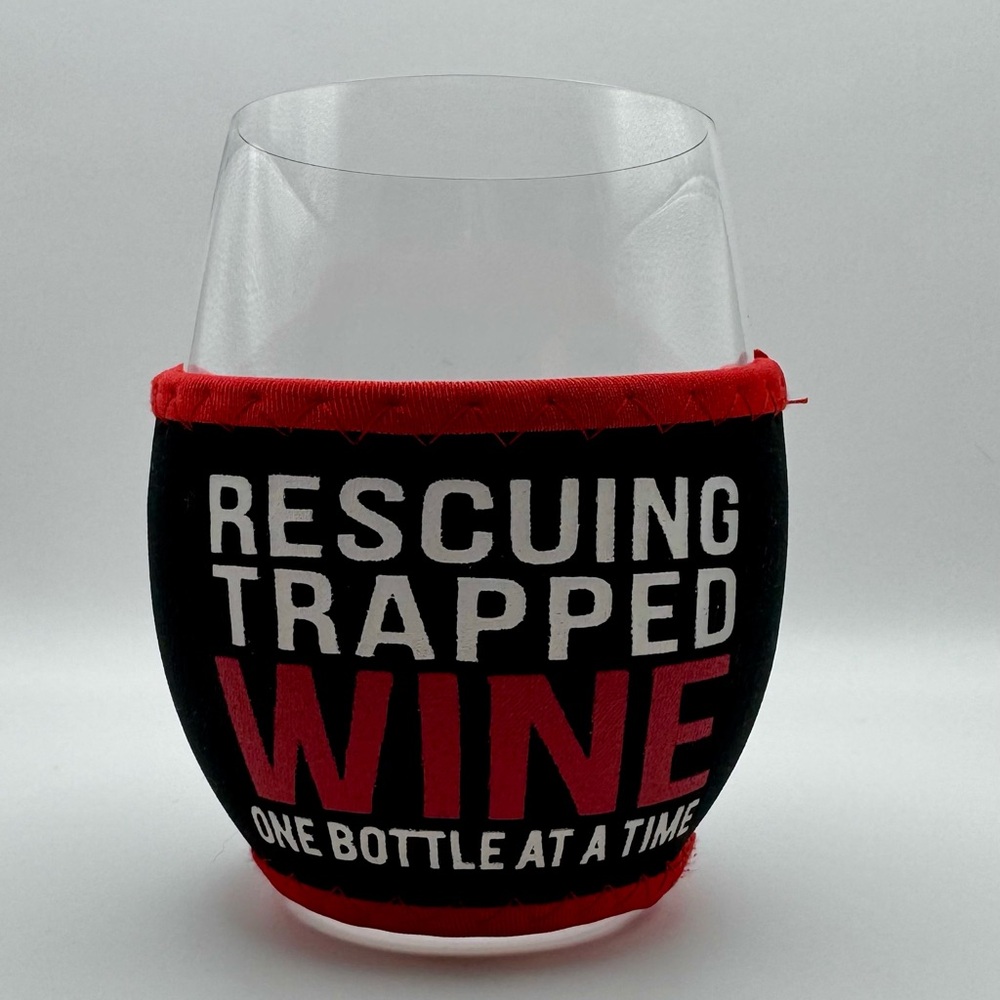 🍷 Wine glass protective sleeve, koozie